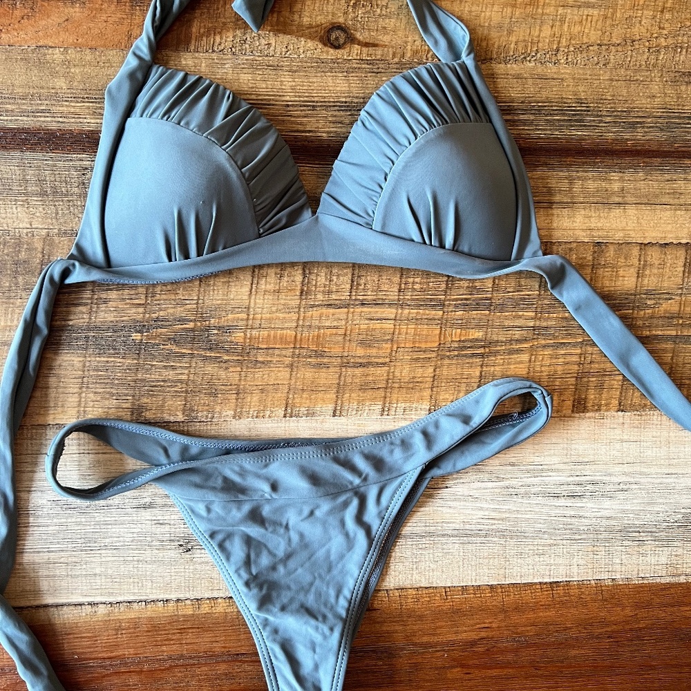 Grey bikini never worn